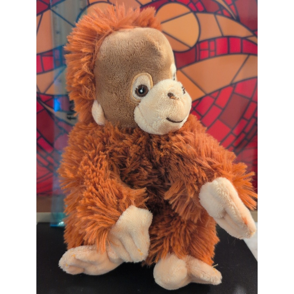 Wild Republic Cuddlekins Mini  Orangutan Plush 8" Reddish Brown NWT